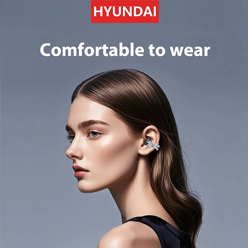 EchoGrip™ M100 ENC Ear Clip Earphones – Style, Sound, and Smart Control